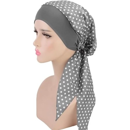 Kemoterapi hovedbånd til kvinder, bomuldsturbanhue elastisk hovedbånd satinturban hovedbeklædning hovedbånd til kvinder med kræft