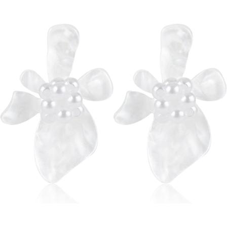 Guld Blomsterörhängen Stora Blomsterörhängen Blomster Statement Örhängen Chunky Blomsterörhängen Kvinnors Smycken Present