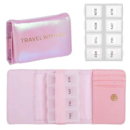 Travel With Me PILLERASK m Väska o Plats f 3st Kort