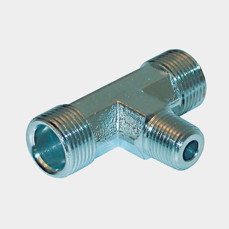 T-nippel 2x9/16-24 1x1/8"NPT