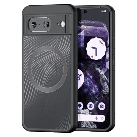DUX DUCIS Google Pixel 8 Aimo Series Magnetring Skal - Svart Svart