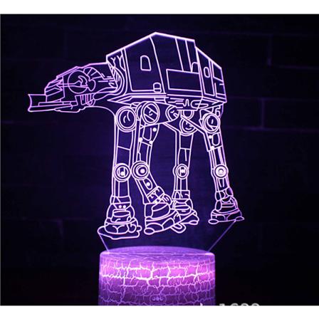 3D-lamppu, LED-illuusio y valo, 16 v ri vaihtuva 3 mallia kaukos timell ja lykk ll kosketuskoristelampulla - T ydellinen joulu- ja syntym p iv lahja 