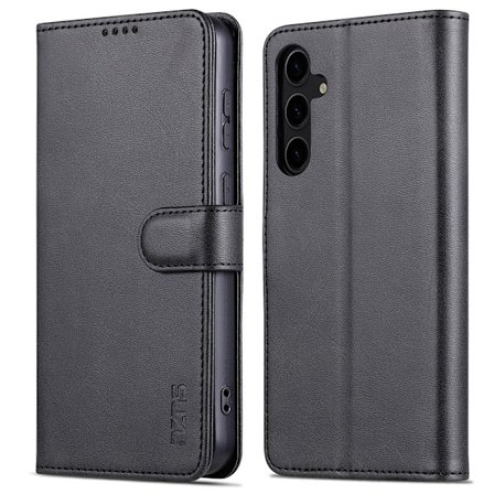AZNS For Samsung Galaxy S24 FE Etui i PU-lær - Sort