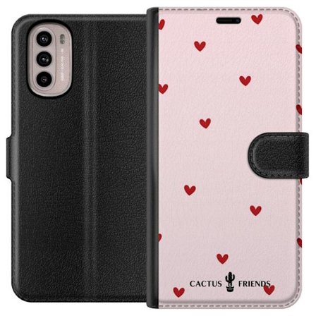 Kompatibel Tegnebogsetui til Motorola Motorola Moto G31 Cactus and Friends – HeartSprinkle
