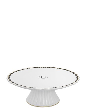 Hilke Collection Cake Stand - Lignano Sabbiadoro, Black - White - 11X26CM