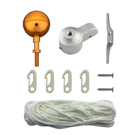 10 stk. Flaggstangkule Kit