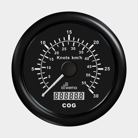 GPS-logg 30 knop svart