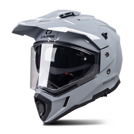 Casque Adventure Course Drift Gris Nardo Brillant M