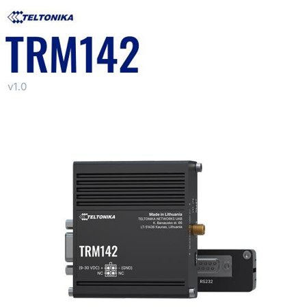 TELTONIKA TRM142 industrielt modem 1 eth, 1 SIM, Cat4 LTE, DB9 RS232, USB