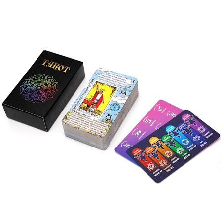 TAROTIKA Tarotkort Lära Sig Lägga, Tarotkort för Nybörjare, Ingen Manual Krävs, Enkel och Snabb Tarotlek med