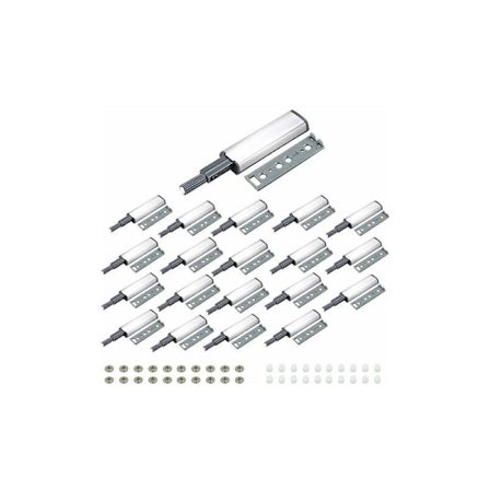 20 kpl Push to Open Magnet Push to Open -kaapin oven magneettilukko, vaimennin