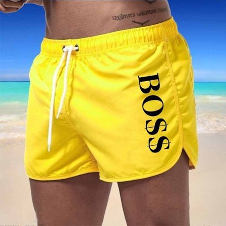 Boss Casual Fashion Strandshorts för män Badshorts .