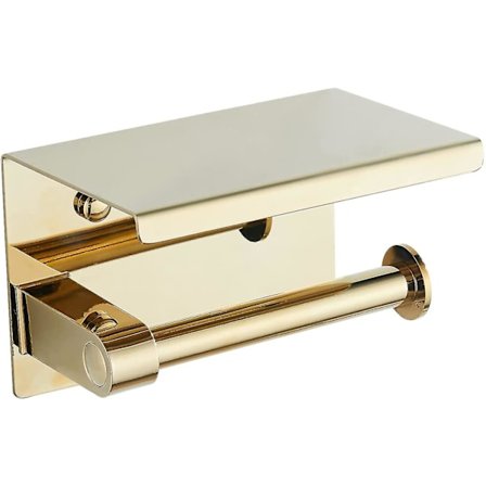 Toiletpapirholder Guld 304 Rustfrit Stål Toiletpapirholder