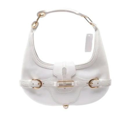 Jimmy Choo Pre-owned Pre-owned Shoulder Väska vit, Dam Vintage Väskor, Dam, Storlek: ONE SIZE