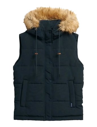 Superdry | Vintage Everest Faux Fur Gilet | L