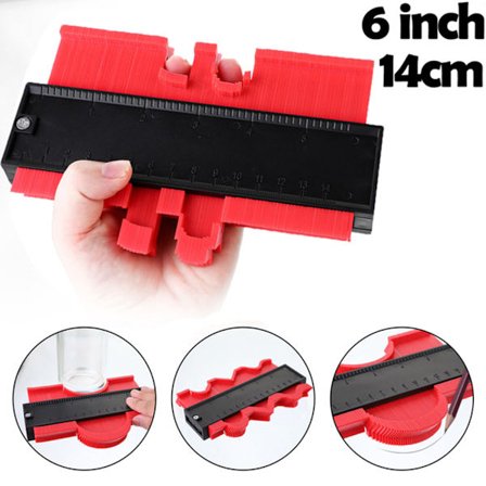 Praktisk 14CM 6TUM Konturmall Hög Kvalitet