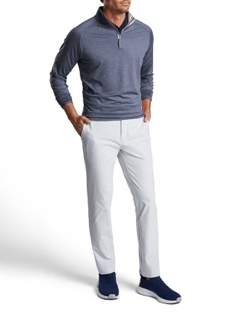 Peter Millar Stealth Performance Quarter-Zp - White - XXL