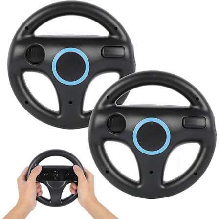Ratt for Wii Controller, 2 stk Racing Wheel