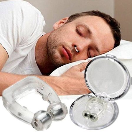 4pcs Magnetic Anti Snoring Nasal Dilator Stop Snore Nose Clip Device E