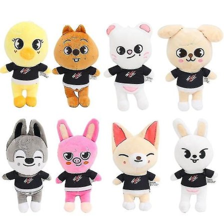 20 cm Skzoo Stray Kids Plysch Leeknow Hyunjin Docka Barn Vuxen (FMY)