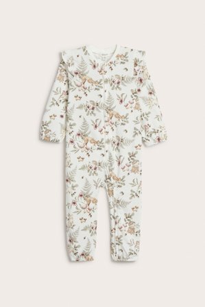 Newbie | Skogsmönstrad pyjamas | Offwhite