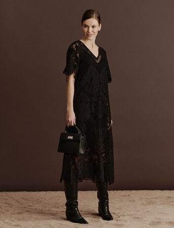 Rosemunde Rwhavana 3/4 Dress - Black - 40