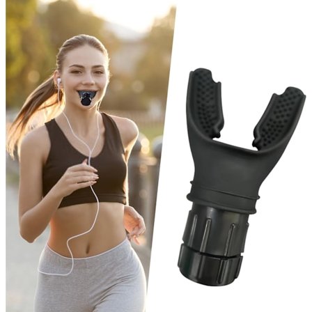 Pustemaskin for pusteøvelser, pustemaskin for idrett, pusteøvingsutstyr, justerbar motstand for å forbedre lungekapasiteten