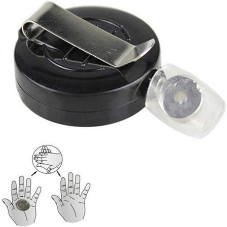 1 stk Black Amazing Coin Disappearance Tools, Magician Performance Trick Rekvisitter, Økonomiske og Holdbare, Nyhets- og Gag Leker