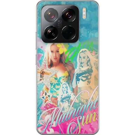 Kompatibelt Mobildeksel til Xiaomi 15 Pro Eventyrverden med Steve, Creeper og dyr i fargerik blokkgrafikk