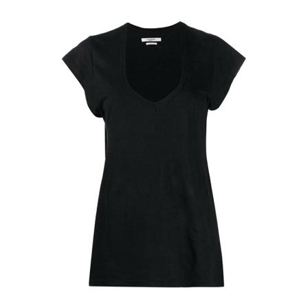 Isabel Marant Étoile, T-Shirts Czarny, Kobieta, Rozmiar: S