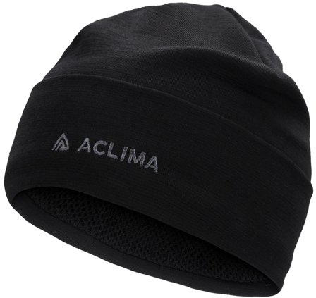 Aclima Aclima WoolNet Original Beanie Jet Black - Aclima