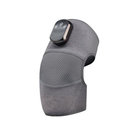 Elektrisk opvarmet knæmassager med vibration, 5 varmeniveauer & 3 massagetilstande - USB genopladelig