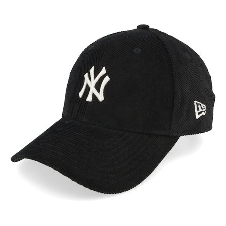 New Era - MLB Schwarz adjustable Cap - New York Yankees Corduroy 9FORTY Black Adjustable @ Hatstore