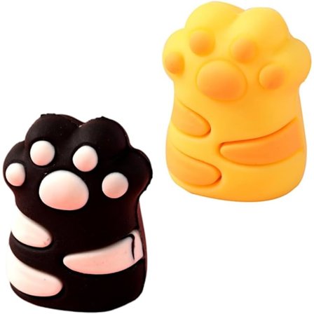 Pieces Blyantspisser med beholder Blyantspisser med beholder Mjau Kattepoter Hullspisser Plast Dobbel Hull Blyantspisser