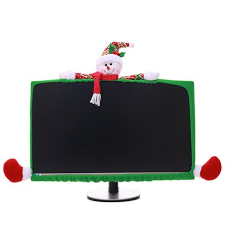 Julecomputer bærbar computer skærmramme cover TV skærmramme