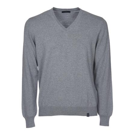 Fay, Knitwear Grijs, Heren, Maat:L
