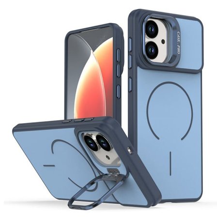 Mobilskal till Samsung Galaxy S26 Edge Plast med Ställ - Blå