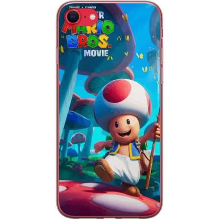 Apple iPhone SE (2022) Genomskinligt Skal Super Mario Bros
