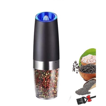 TG Elektrisk salt- og peppersett, automatisk pepper- og saltkvern M