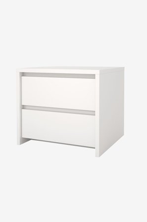 Tvilum - Yöpöytä Next, 2 laatikkoa - Valkoinen - Yöpöydät - - Homeroom
