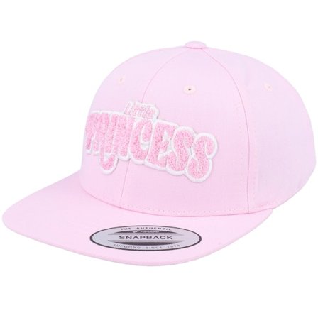 Kiddo Cap - Růžový snapback Kšiltovka - Kids Little Princess Chenille Pink Snapback @ Hatstore