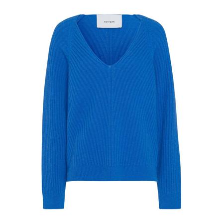 IVY OAK Kasi Jumper Blå, Dame Striktrøjer