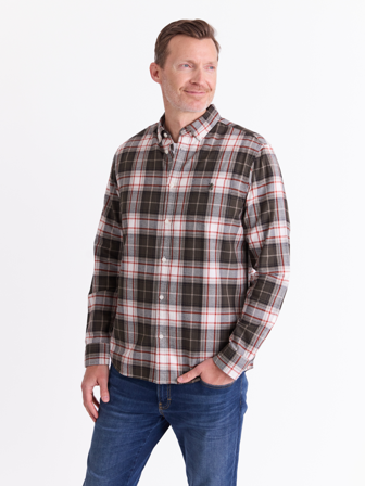 Delting rutete skjorte