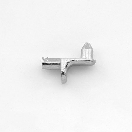 50 stk hyllebraketter, nikkelbelagt metallhylle, støttepinner for skap, kontortilbehør