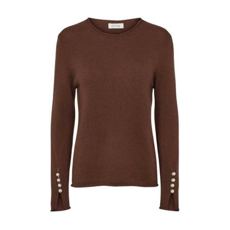 O'tay, Round-neck Knitwear Bruin, Dames, Maat:M