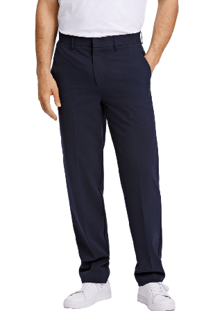 Lindbergh Relaxed fit formal pants Byxor Herr Blå M