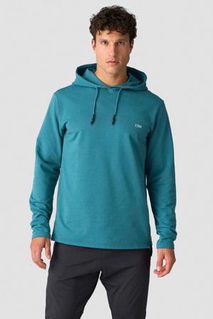 ICANIWILL - Stride Hoodie M Light Faded Teal - Herrer - Træningstøj fra ICIW