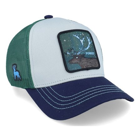 Capslab - Verde trucker Gorra - Fantastic Beasts Forest White/Green/Blue Trucker @ Hatstore