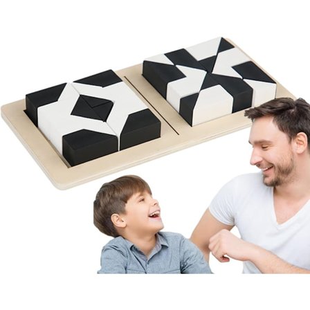 Hidden Building Puzzle Blocks Toy Kids Brain Teaser Logical Toys