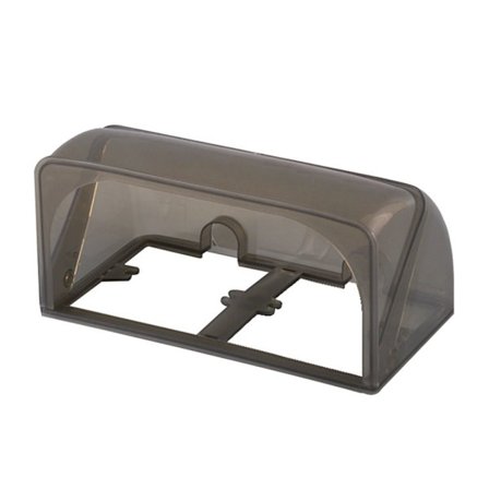 Switch Beskyttelsesdæksel Stikkontakt Vandtæt boks SORT STREKBAR